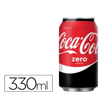Refresco coca cola zero lata 330 ml