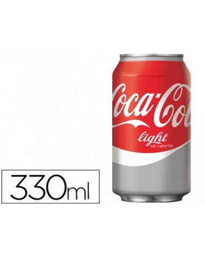 Refresco coca cola light lata 330 ml