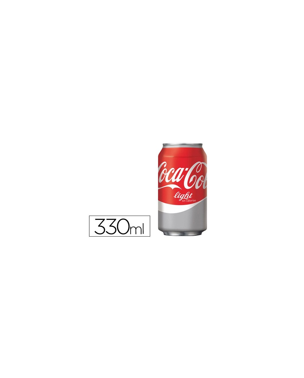 Refresco coca cola light lata 330 ml