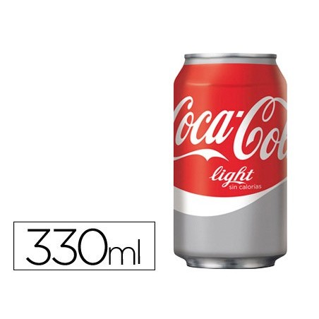 Refresco coca cola light lata 330 ml