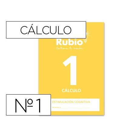 Cuaderno rubio entrena tu mente estimulacion cognitiva calculo 1