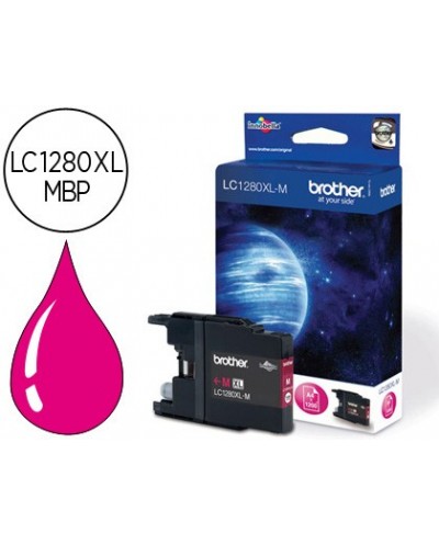 Ink jet brother lc 1280xlmbp magenta 1200pag mfc j6510dw mfc j6710dw mfc j6910dw