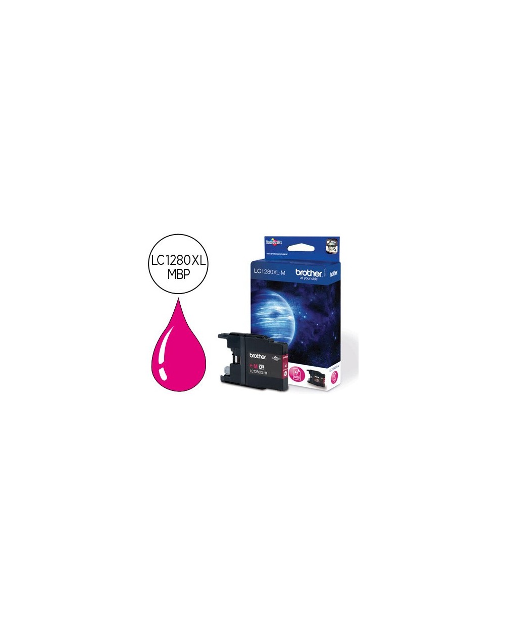 Ink jet brother lc 1280xlmbp magenta 1200pag mfc j6510dw mfc j6710dw mfc j6910dw