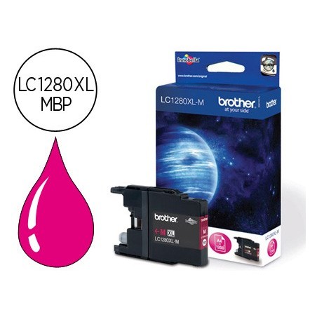 Ink jet brother lc 1280xlmbp magenta 1200pag mfc j6510dw mfc j6710dw mfc j6910dw