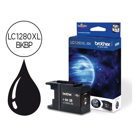 Ink jet brother lc 1280xlbkbp negro 2400pag mfc j6510dw mfc j6710dw mfc j6910dw