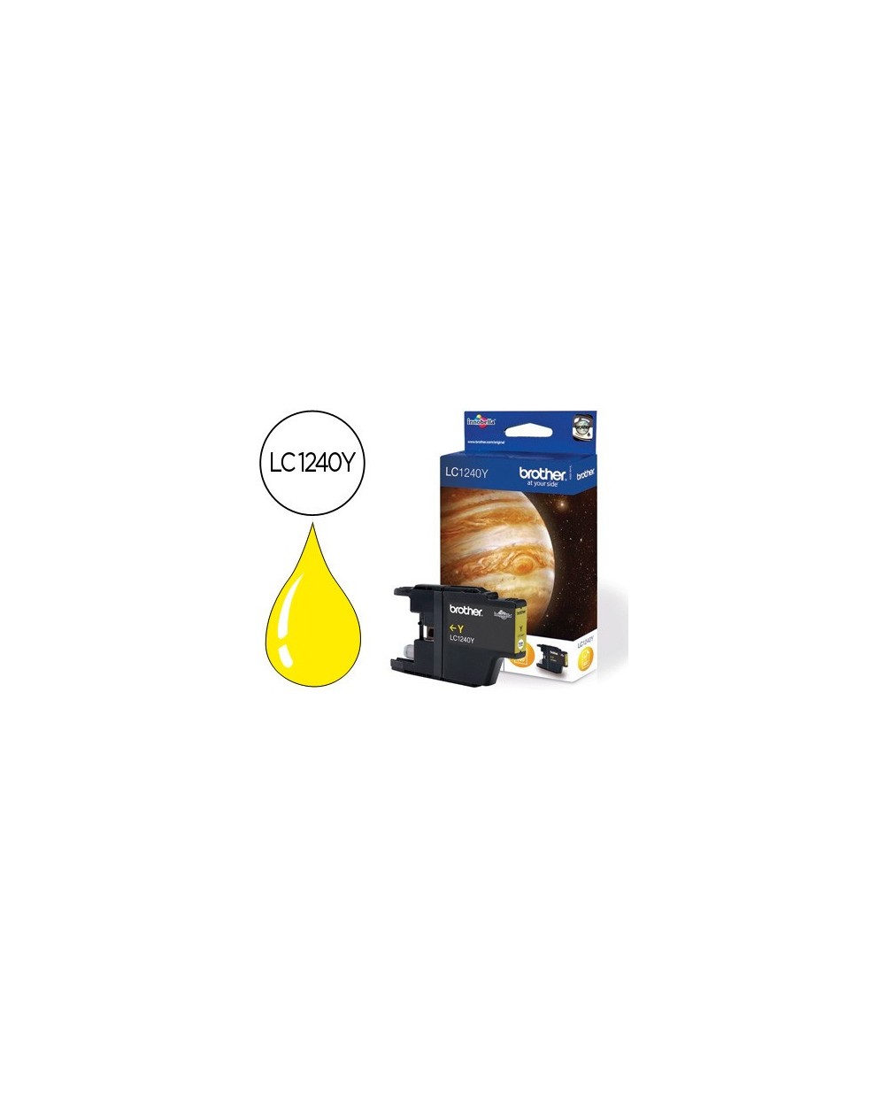 Ink jet brother lc 1240y amarillo 600pag mfc j6510dw mfc j6710dw mfc j6910dw