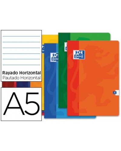 Libreta escolar oxford 48 h din a5 1 raya horizontal