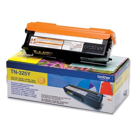 Toner brother tn 325y amarillo 3500pag hl 4140cn hl 4150cdn hl 4570cdw dcp 9055cdn dcp 9270cdw