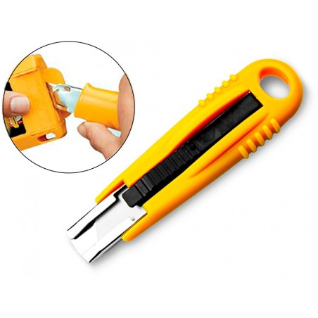 Cuter q connect kf14624 de seguridad con cuchilla retractil