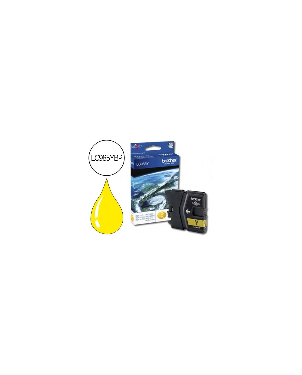 Ink jet brother lc 985y amarillo dcp j125 dcp j315w mfc j265w mfc j410 mfc j415w