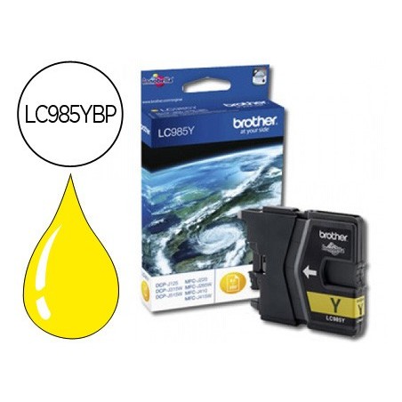 Ink jet brother lc 985y amarillo dcp j125 dcp j315w mfc j265w mfc j410 mfc j415w