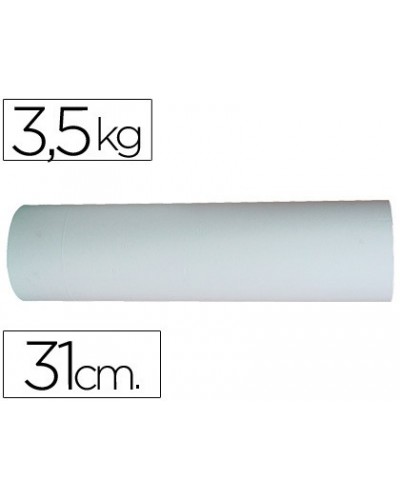 Papel blanco bobina de 31 cm 35 kg