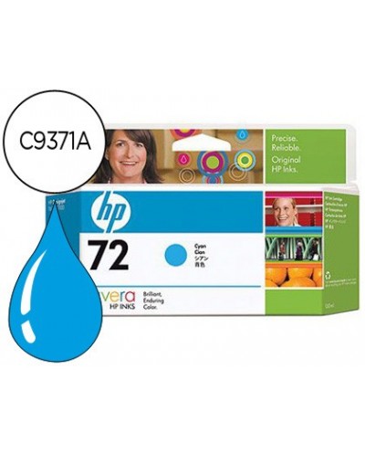 Ink jet hp 72 cian designjet t610 1100 130ml 