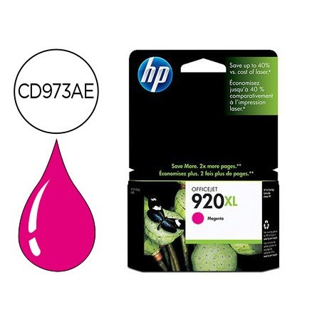 Ink jet hp 920xl magenta 700pag officejet 920 6500