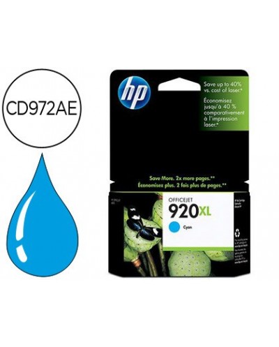 Ink jet hp 920xl cian 700pag officejet 920 6500