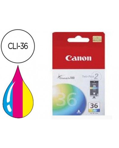 Ink jet canon cli 36 tricolor pixma mini 260 ip100