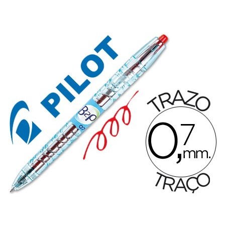 Boligrafo pilot gel b2p rojo