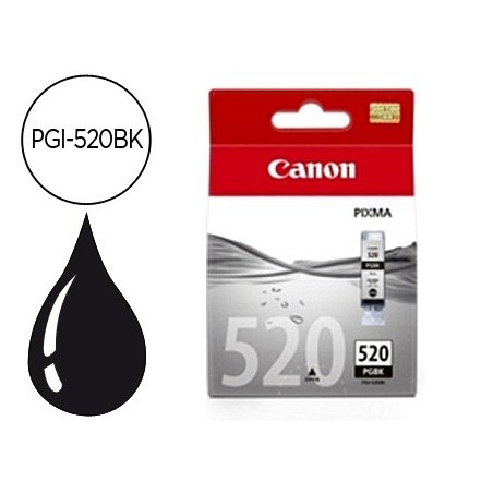 Ink jet canon pgi 520bk negro pixmaip3600 4600