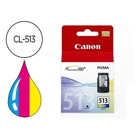 Ink jet canon cl 513 color pixma mp240 260 480 alta capacidad