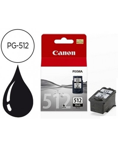 Ink jet canon pg 512 negro pixma mp240 260 480 400 pag