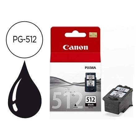 Ink jet canon pg 512 negro pixma mp240 260 480 400 pag