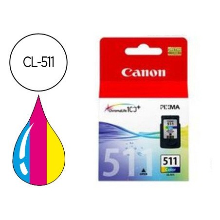 Ink jet canon cl 511 color pixma mp240 260 480