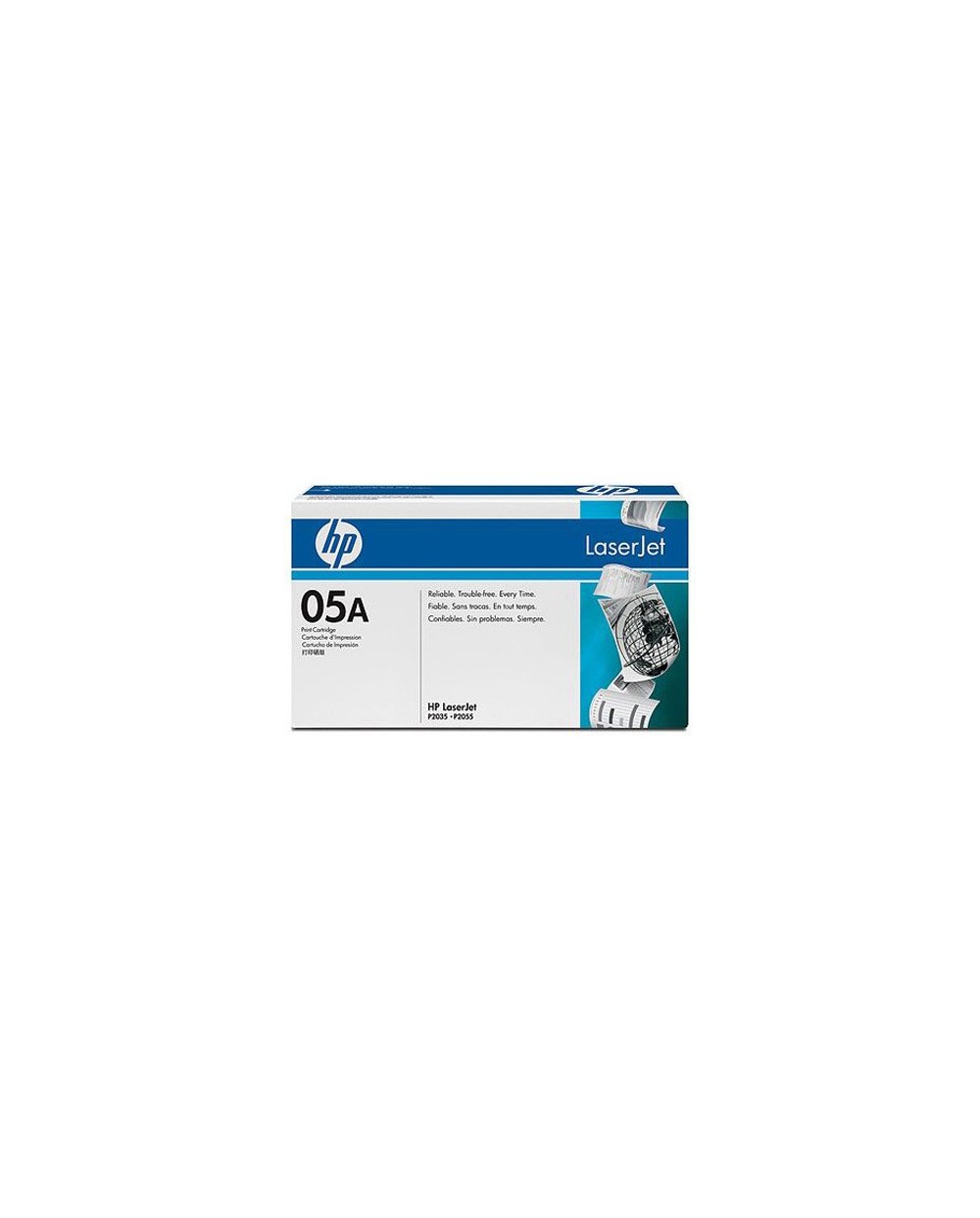 Toner hp 05a laserjet ce505a negro 2300 pag