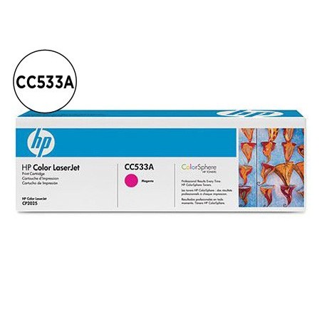 Toner hp laserjet color cp2025 cm2320 magenta 2800pag