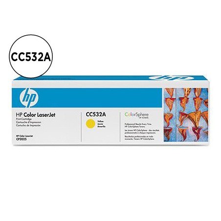 Toner hp laserjet color cp2025 cm2320 amarillo 2800 pag