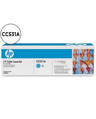 Toner hp laserjet color cp2025 cm2320 cian 2800 pag