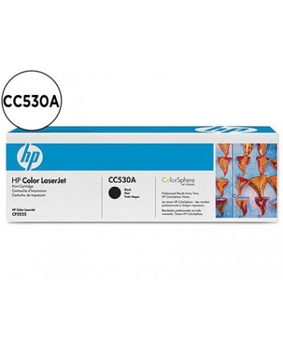 Toner hp laserjet color cp2025 negro 3500 pag