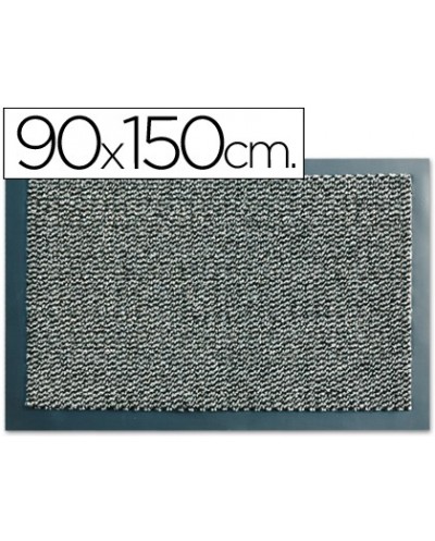Alfombra fast paperflow antipolvo lavable gris 90x150 cm