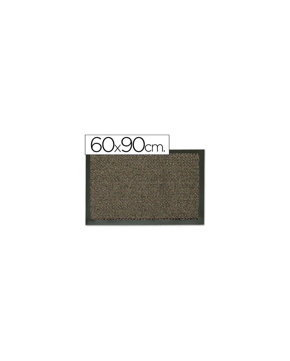 Alfombra fast paperflow antipolvo gris basic 60x90 cm