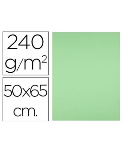Cartulina liderpapel 50x65 cm 240g m2 verde pistacho