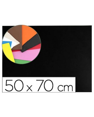 Goma eva liderpapel 50x70cm 60g m2 espesor 15mm negro