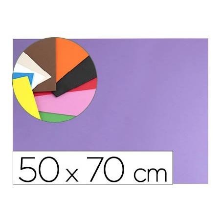 Goma eva liderpapel 50x70cm 60g m2 espesor 15mm lila