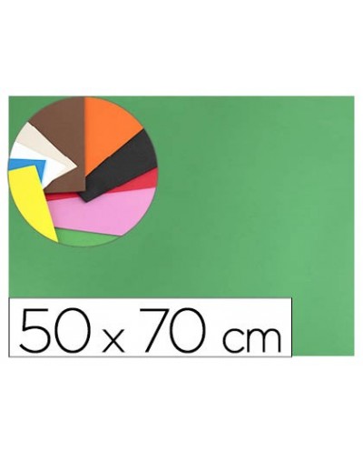 Goma eva liderpapel 50x70cm 60g m2 espesor 15mm verde