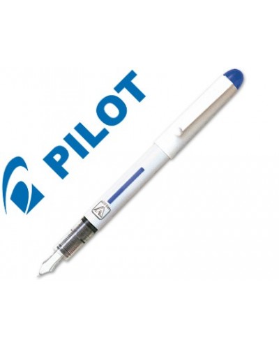 Pluma pilot v pen blanco desechable azul svpn 4wl
