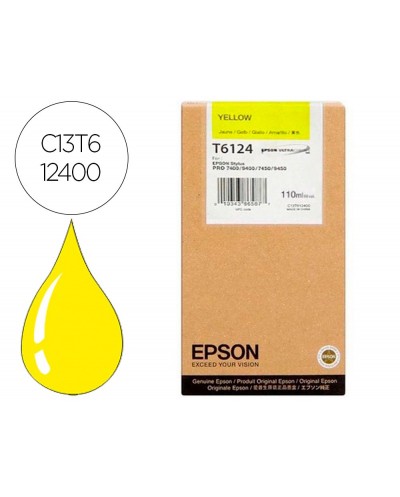 Ink jet epson gf stylus photo 7450 9450 amarillo alta capacidad