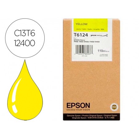 Ink jet epson gf stylus photo 7450 9450 amarillo alta capacidad