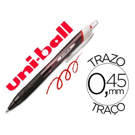 Boligrafo uni ball jet stream sport sxn 150 tinta hibrida rojo