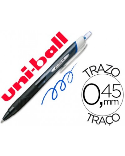Boligrafo uni ball jet stream sport sxn 150 tinta hibrida azul