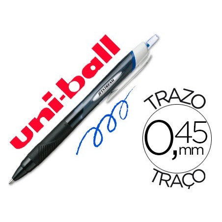 Boligrafo uni ball jet stream sport sxn 150 tinta hibrida azul