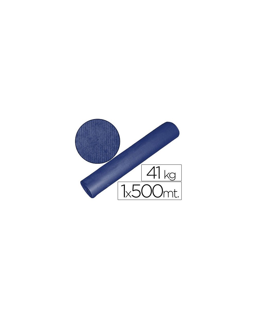 Papel kraft azul bobina 100 mt x 500 mts especial para embalaje