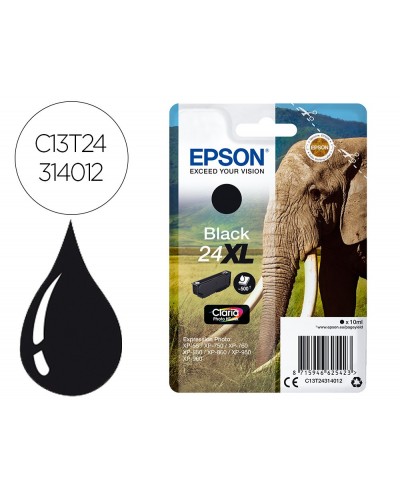 Ink jet epson claria photo hd ink negro 24xl expression photo xp 760 950