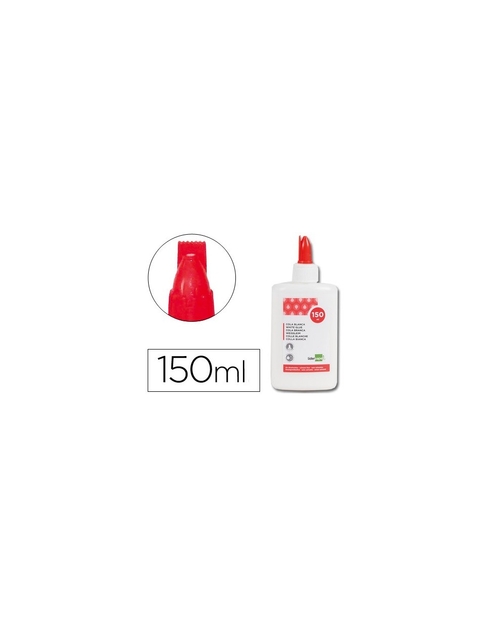 Pegamento cola blanca lavable liderpapel 150 ml