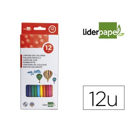 Lapices de colores liderpapel c de 12 colores