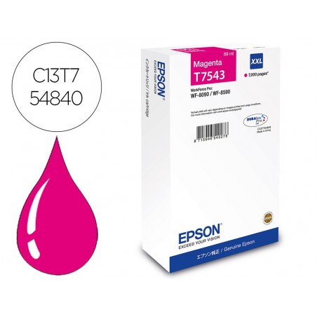 Ink jet epson magenta xxl 7000p wf 8x90