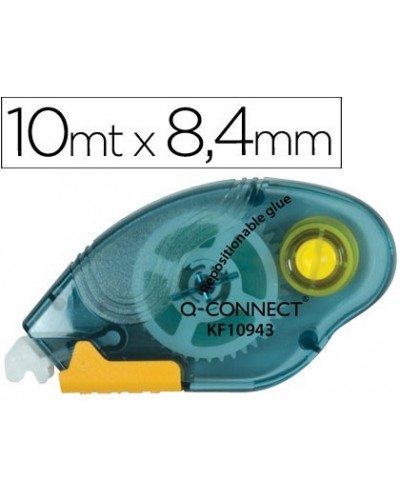 Pegamento q connect roller compact no permanente 65 mm de ancho x 10 mt unidad