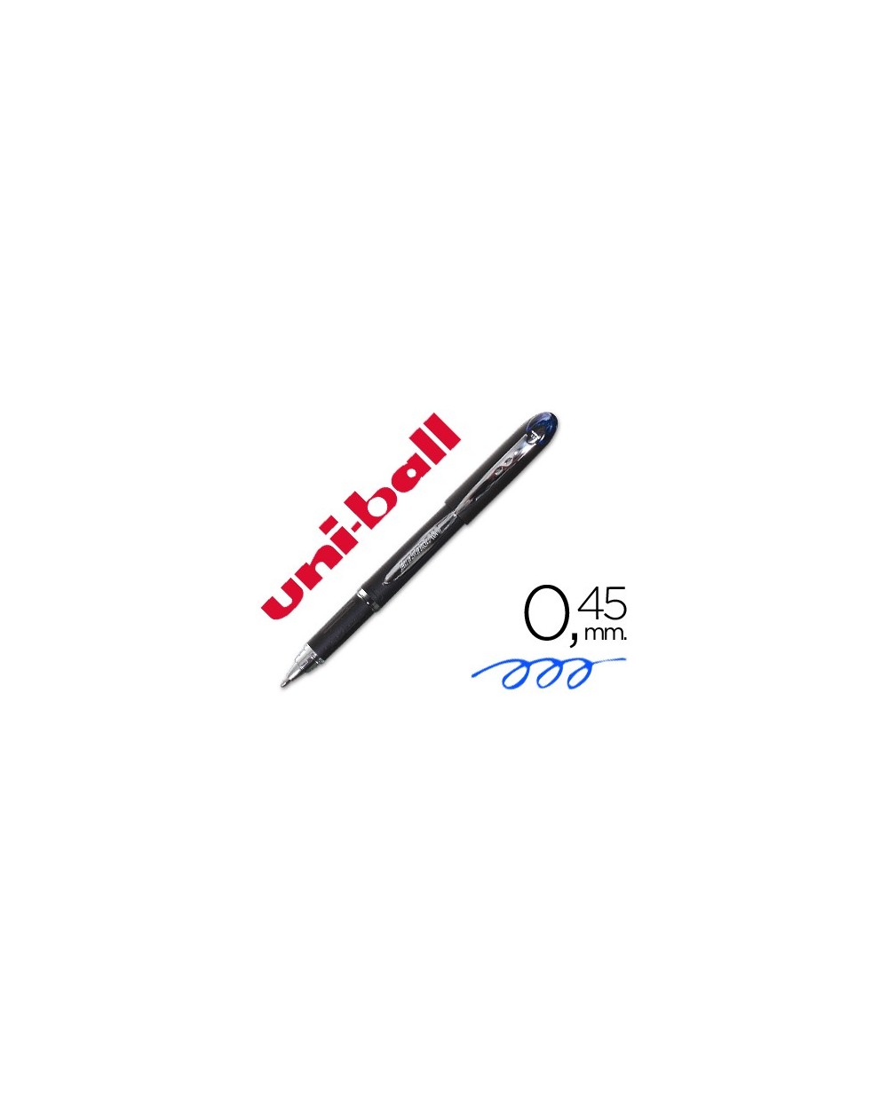 Rotulador uni ball roller sx 210 tinta hibrida azul